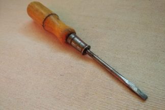 Rare Vintage Ryan Tools Screwdriver with Wooden Handle