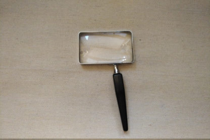 Vintage I.K. Japan 6" Rectangular Magnifier Magnifying Glass 3"x2" Lens