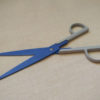 Beautifully designed blue and grey pair of Lerche Topcut Rostfrei Germany all purpose scissors.  This fine tool is available for pick up in west Toronto or can be shipped across Canada and US.