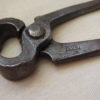 Vintage 9" Forged Curved Jaw Cutting Pliers Nippers Nail Puller made in Sweden