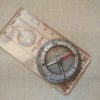 Vintage 60s Type 6 Silva Aluminum Compass with Magnifying Glass made in Sweden