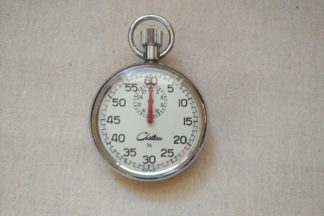 Vintage Swiss Made Chateau 1/5 Mechanical Wind Up Stopwatch 1970s