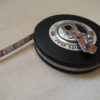 Vintage Lufkin Rule Co White Clad 50ft Tape Measure, made in Barrie, ON Canada