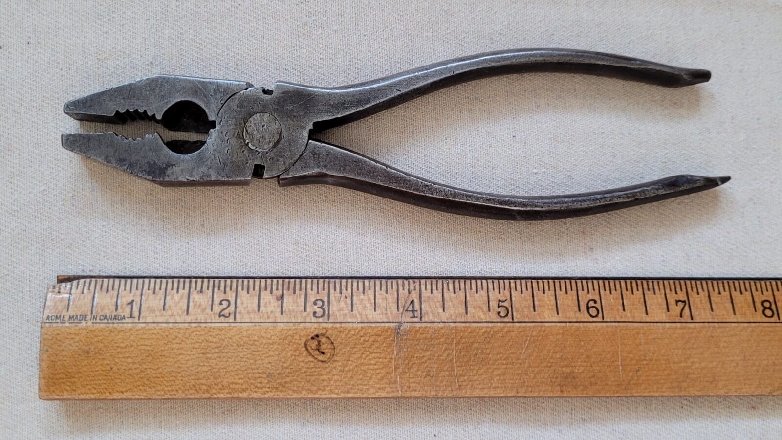 Rare Granit Tool Company 8 Inches Lineman Pliers Side Cutters New York Vintage Collectible Tools