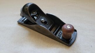 Vintage Mastercraft 7 Inch Block Plane #220B Made in England - Collectible Canadian Tire Woodworking and Carpentry Hand Tools