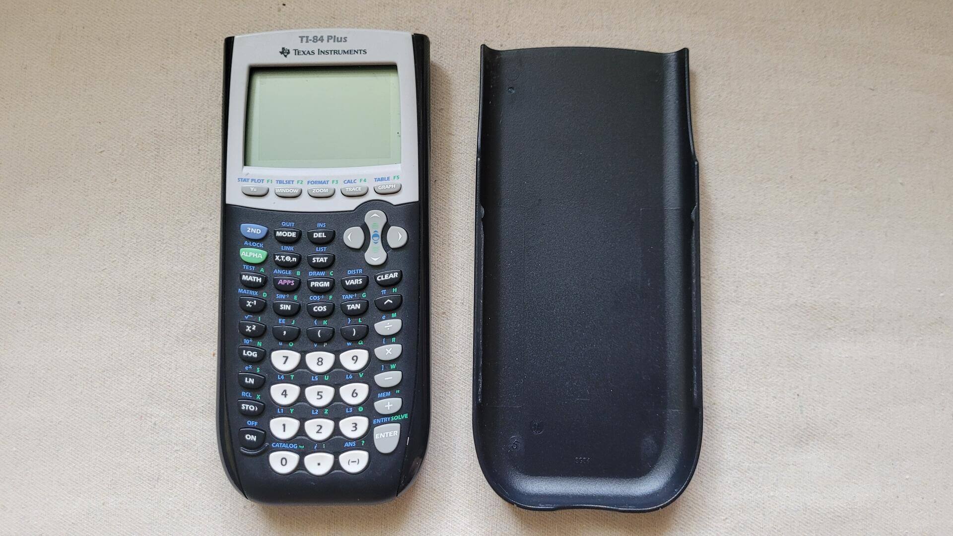 Texas Instruments TI-84 Plus Scientific Graphing Calculator w Case - Educational and Scientific Tools for geometry and data analysis
