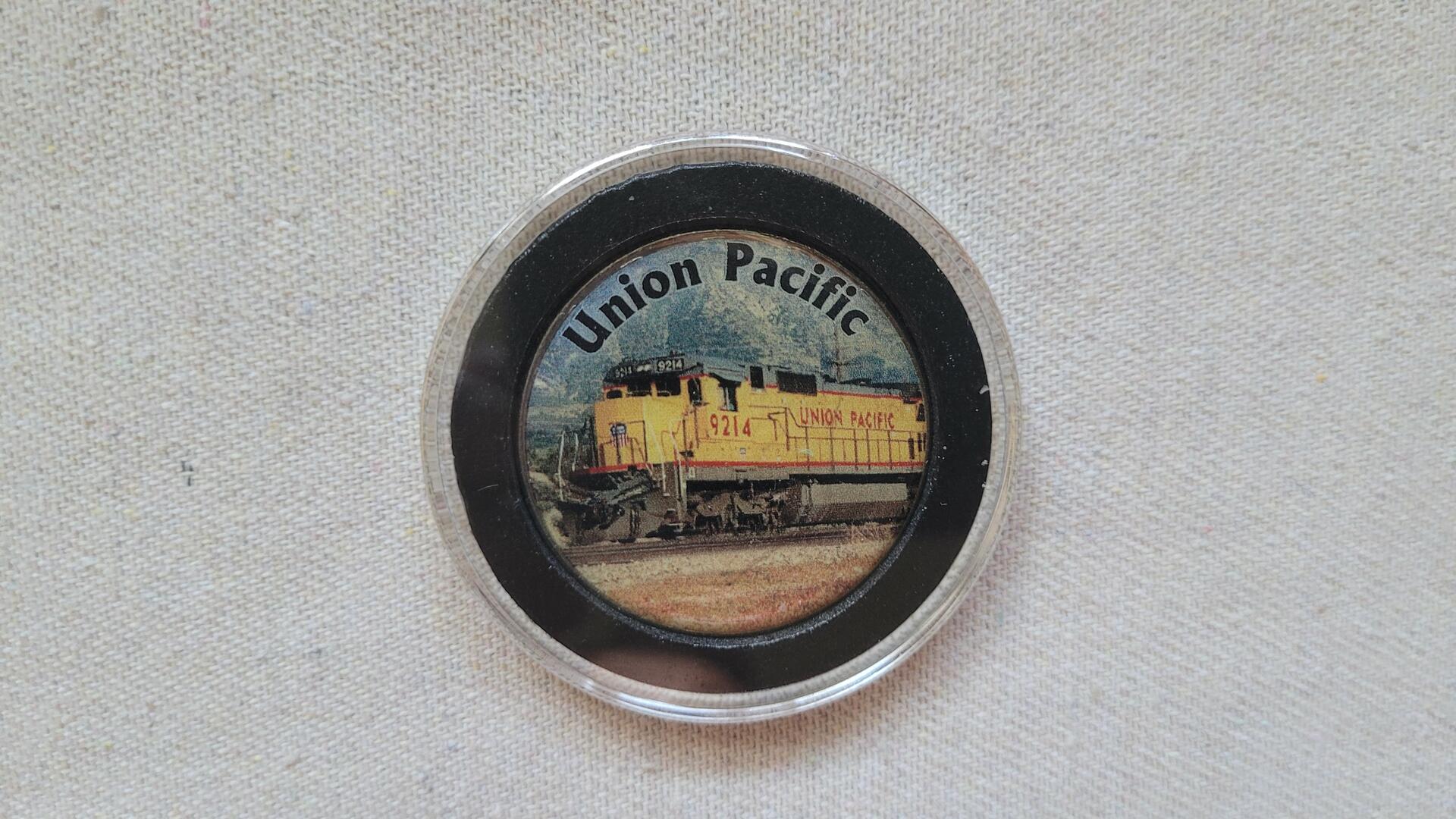 famous-american-railways-littleton-coin-co-four-eisenhower-dollars-set-coins-and-railorodiana-collectibles-union-pacific-rail
