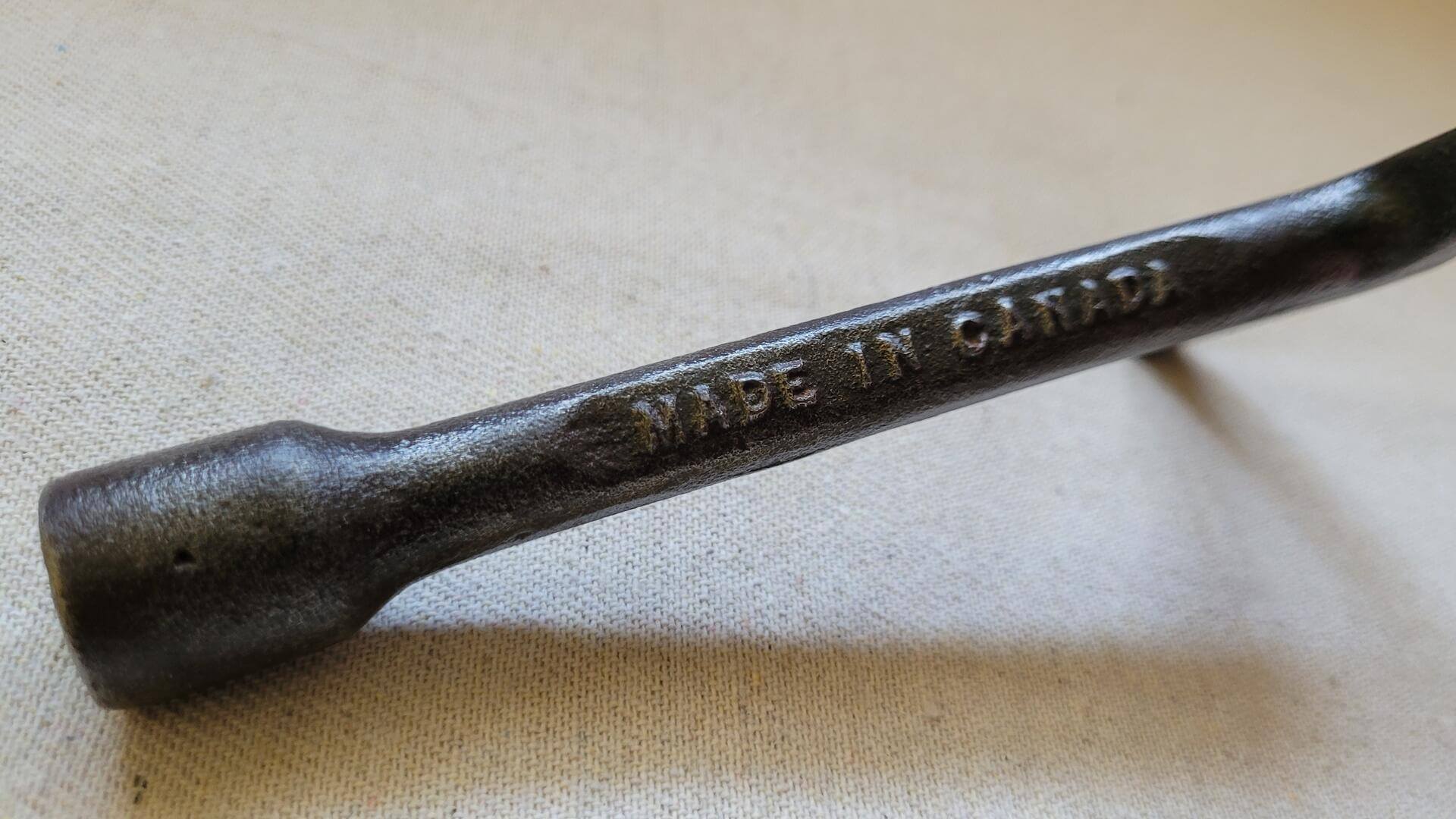Vintage T Handle Prest-o-Lite Tank Valve Wrench Made in Canada - Antique collectible mechanic and welding hand tools