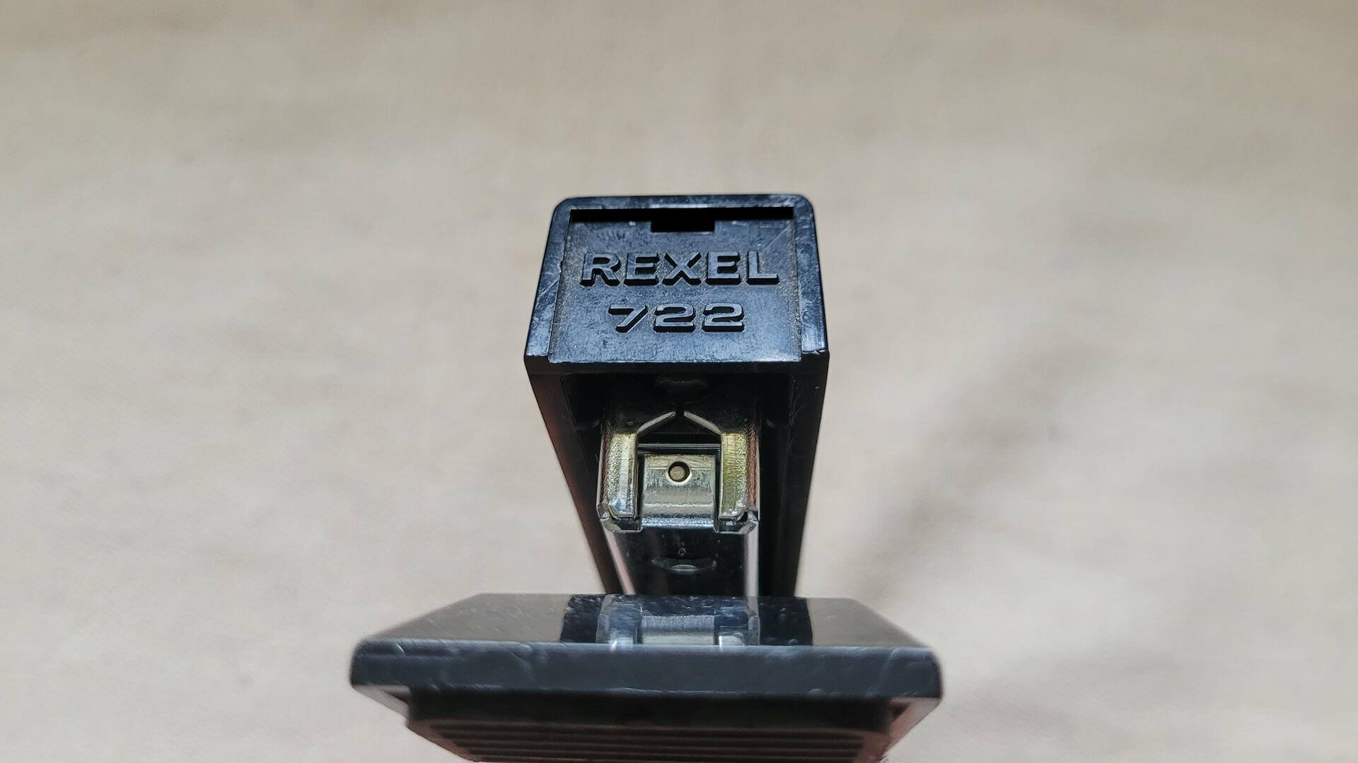 Retro Rexel Model No 722 Metal Paper Stapler Made in England - antique and vintage collectible office equipment and tools