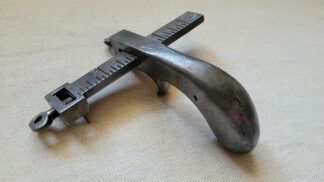 Vintage C.S. Osborne Draw Gauge Leather Strap Cutter Latta Tool Cast Steel - Antique Collectible Made in USA Hand Tools