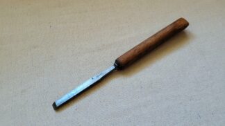 Vintage 1/4" wood carving firmer chisel by James Howarth considered one of the best 19th century edge tool makers. Antique made in Sheffield England collectible woodworking and carpentry tools