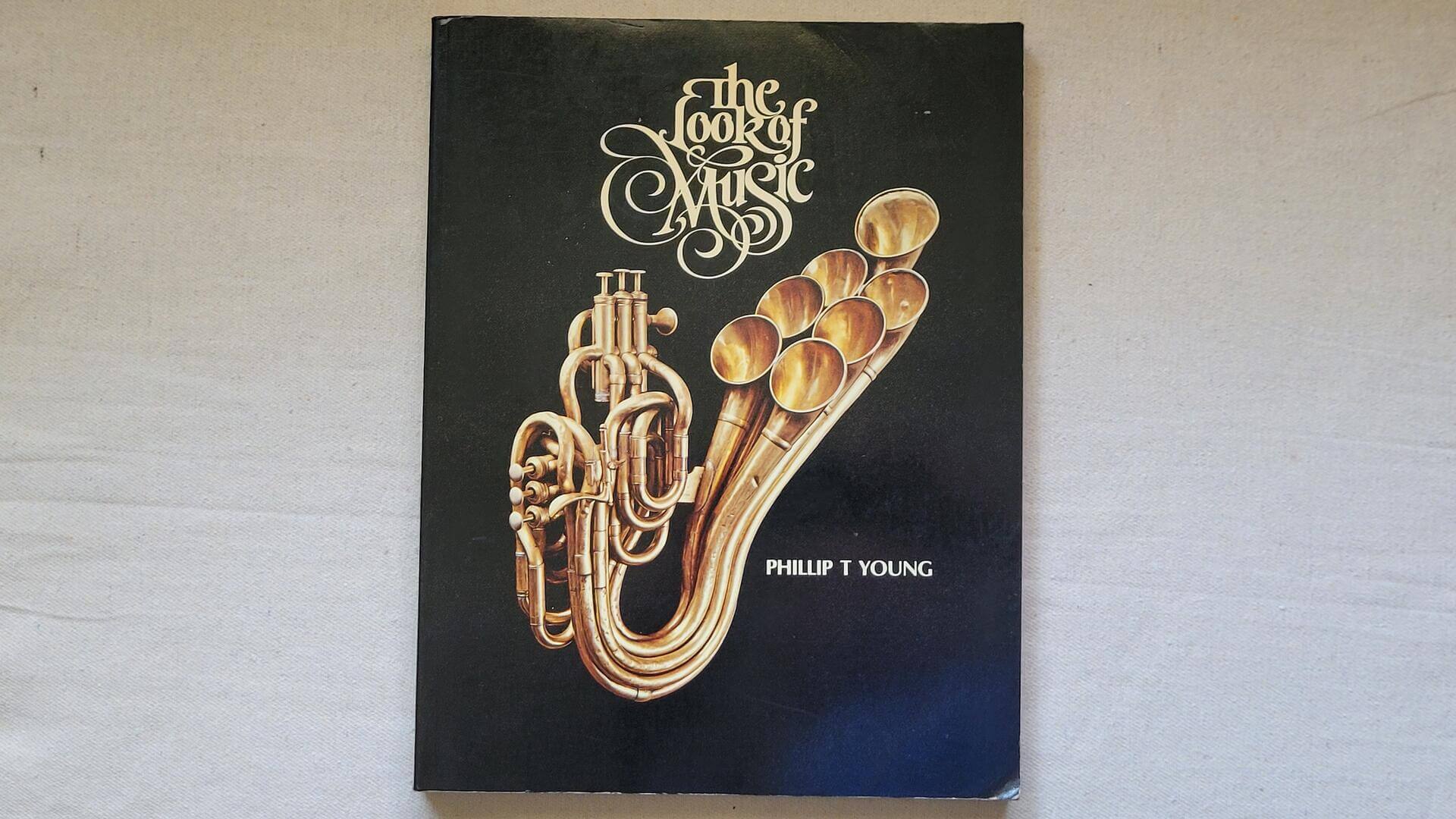 the-look-of-music-rare-musical-instruments-1500-1900-book-by-phillip-t-young-published-by-university-of-washington-press-vintage-collectible-reference-books-cover