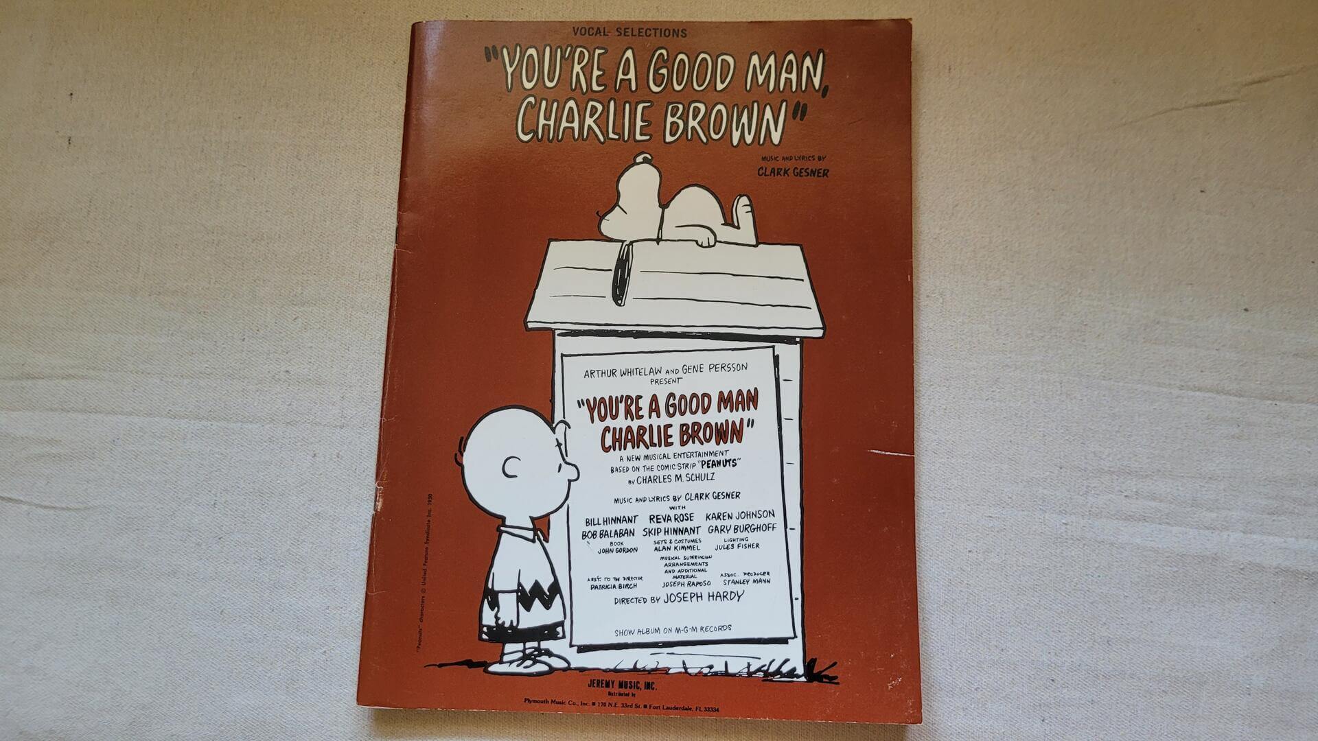 you-re-good-man-charlie-brown-1967-music-book-by-whitelaw-persson-vocal-selections-sheet-music-nased-on-peanuts-comic-book-by-charles-schulz-cover-page