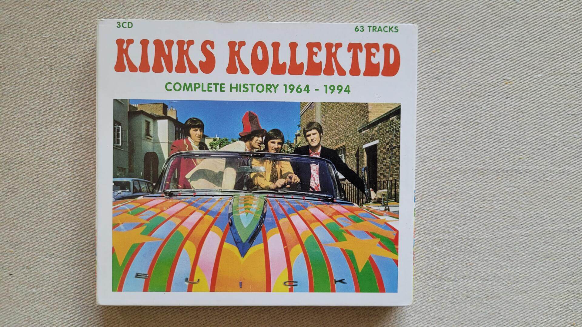 3 CD set Kinks Kollekted: Complete History 1964-1994 by English rock band the Kinks released by Universal Music in 2011. Vintage collectible Rock British Invasion Rock music by the Kinks