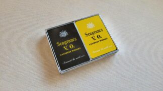 Rare vintage Seagrams VO Canadian Whisky playing cards, Congress brand by United States Playing Card Company.