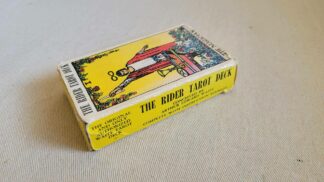 Rare 1971 The Rider Waite Smith Tarot 78 cards deck. Vintage made in Switzerland metaphysical cards and games collectible.