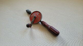 Miller Falls Tools No. 2500a egg beater style hand drill. Antique made in USA collectible woodworking and carpentry cabinet maker tools
