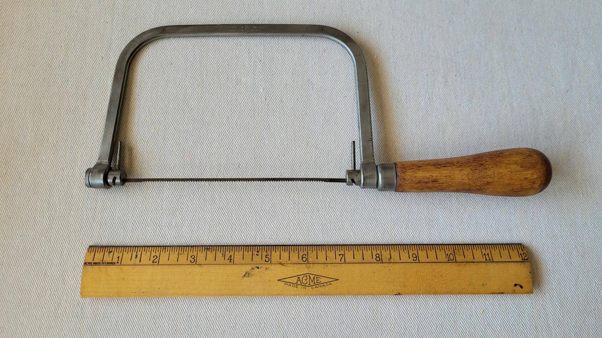 trojan-as-co-coping-scroll-saw-vintage-antique-made-in-usa-collectible-woodworking-jewelry-cutting-hand-tools-measurements