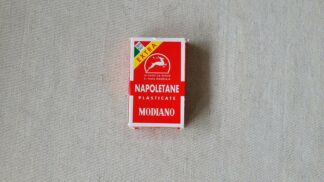 Vintage deck of Modiano Napoletane professional Italian playing cards, designed w extra thick protective cover for continued use, 40 Cards Neapolitan Style