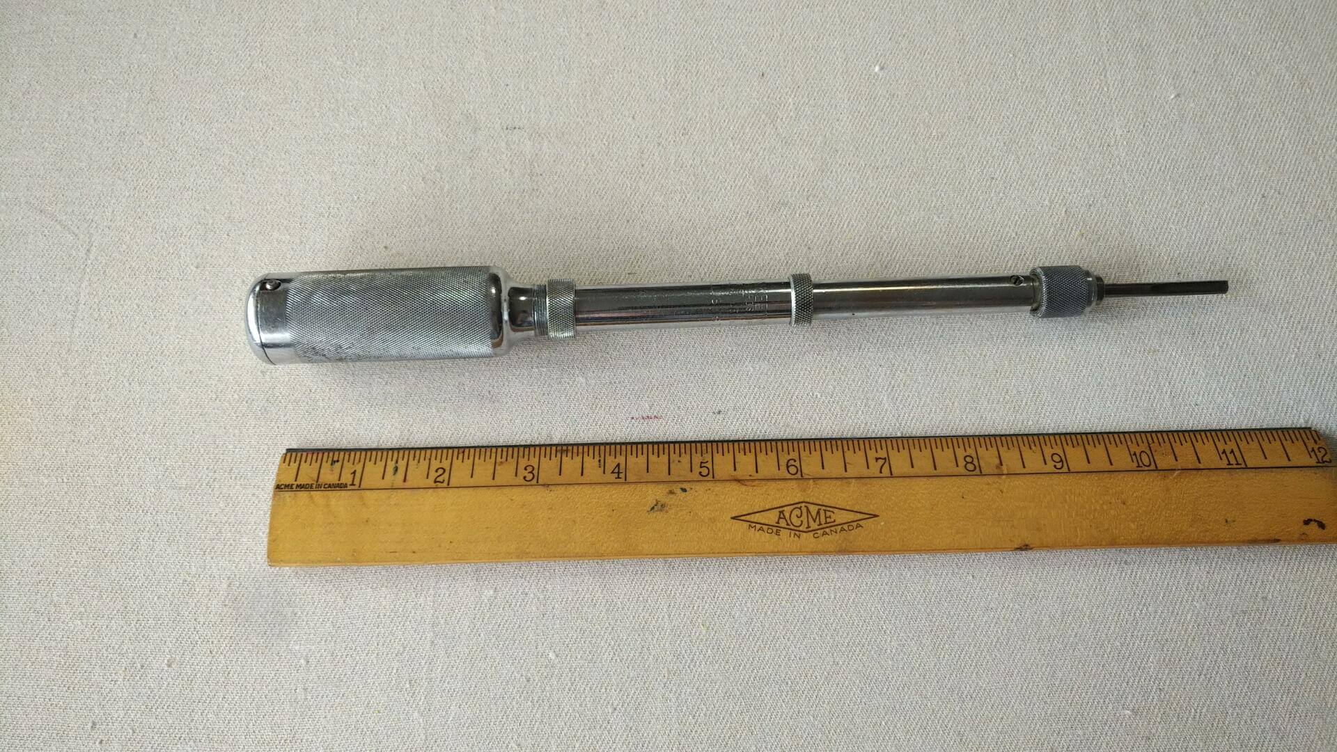 Antique North Brothers Manufacturing Co. No. 41 Yankee push drill with one original bit. Vintage made in USA collectible carpentry & woodworking hand tools