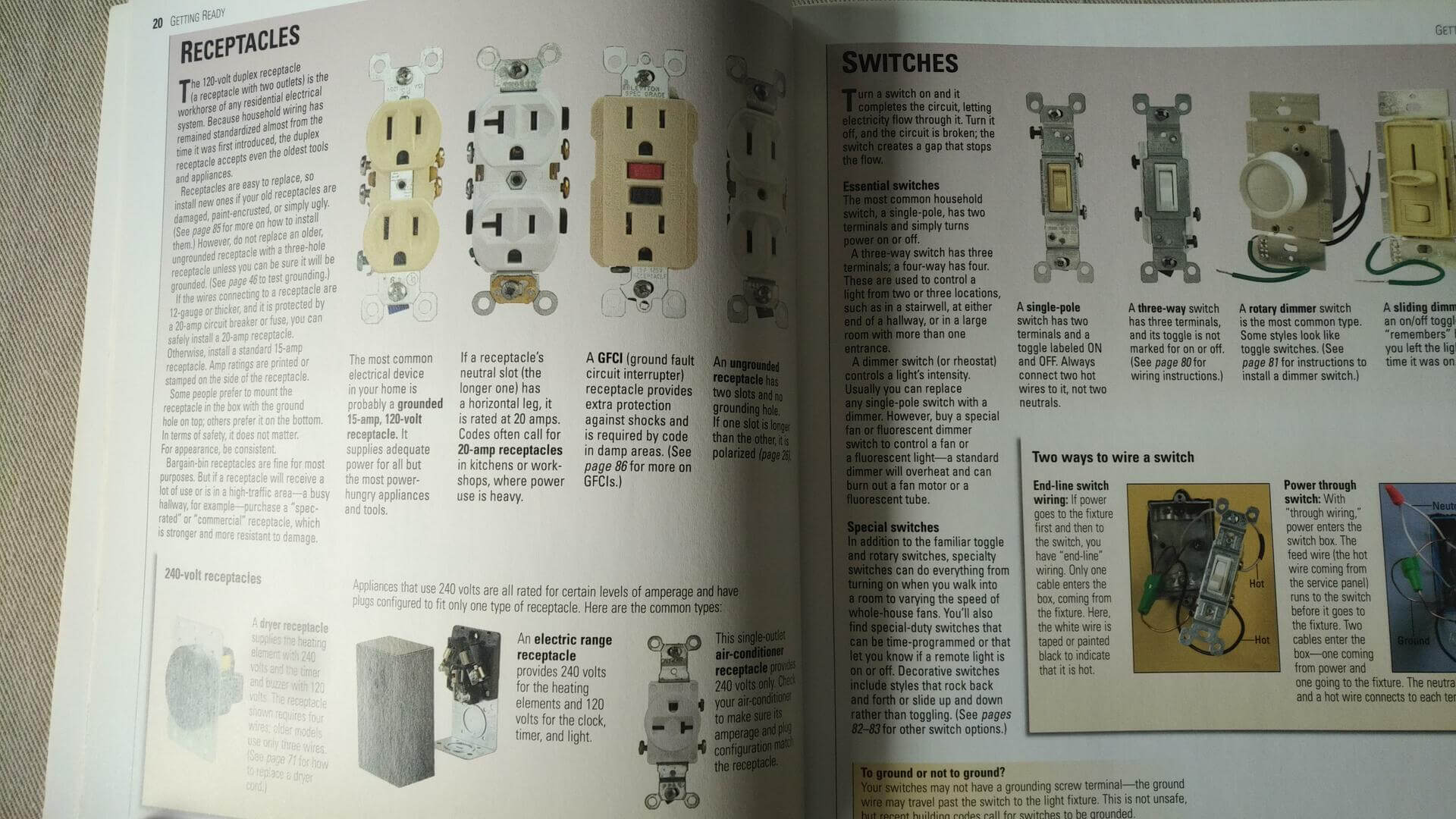Stanley Complete Wiring electrical projects reference. Published by Stanley Works Inc ISBN-10 0696217309. Most complete & easiest to use DIY wiring book.