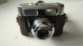 Vintage Voigtlander Vito film camera Prontor 500LK CL 138/1 35mm Lanthar 2.8/50 lens. Antique made in Germany collectible professional photography equipment